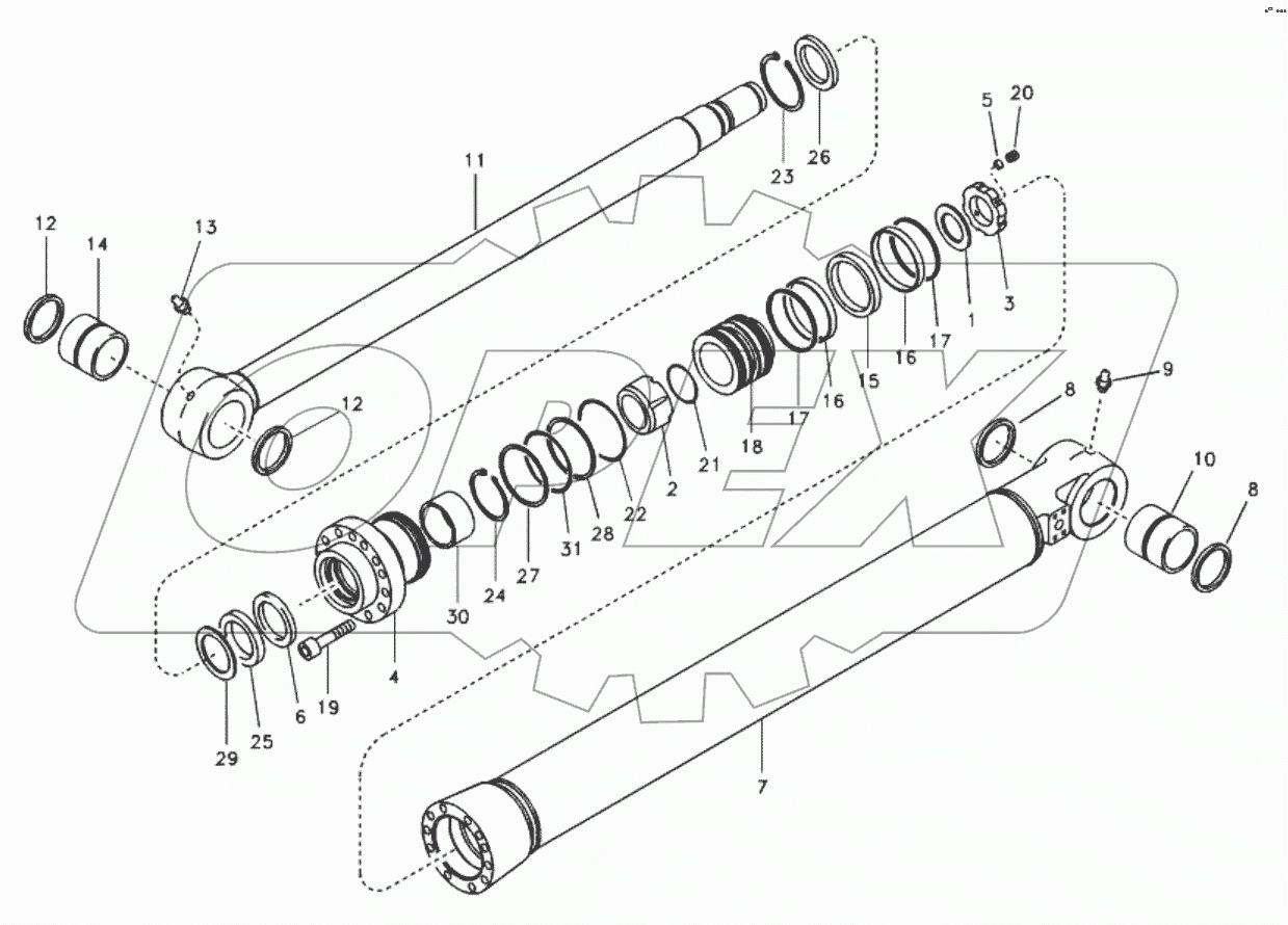  11213443 Bucket cylinder