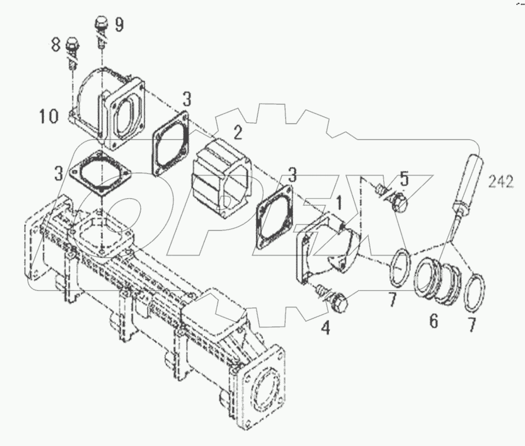  11213481 Heating flange