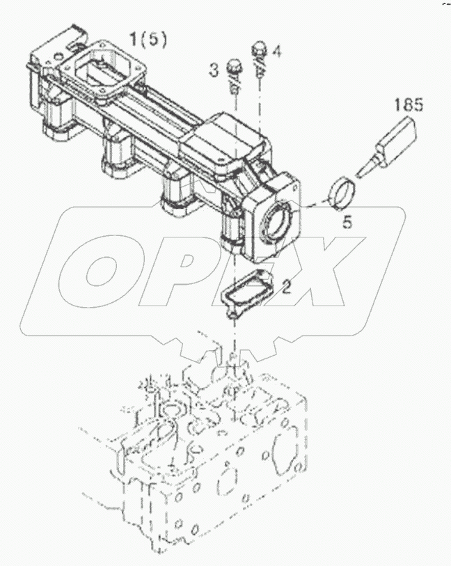  11213481 Charge air pipe