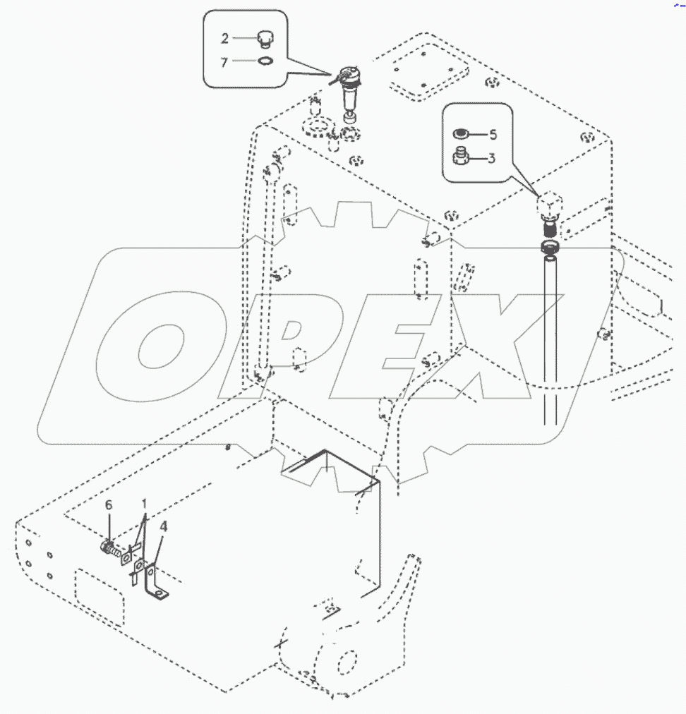  11213478 Fuel filling pump with assembling details