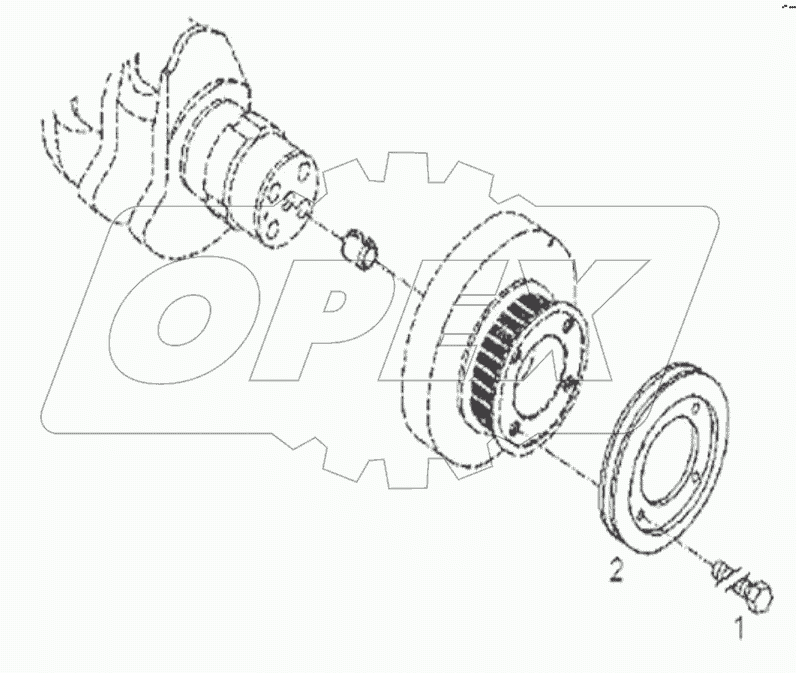  11213481 V-grooved pulley