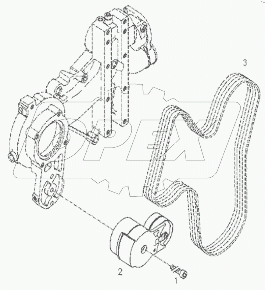  11213481 Belt tensioner