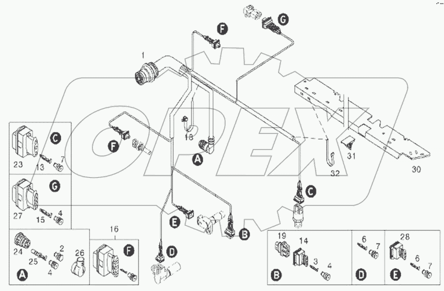  11213481 Cable harness