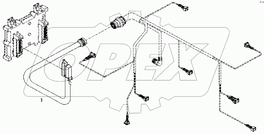  Cable wiring harness