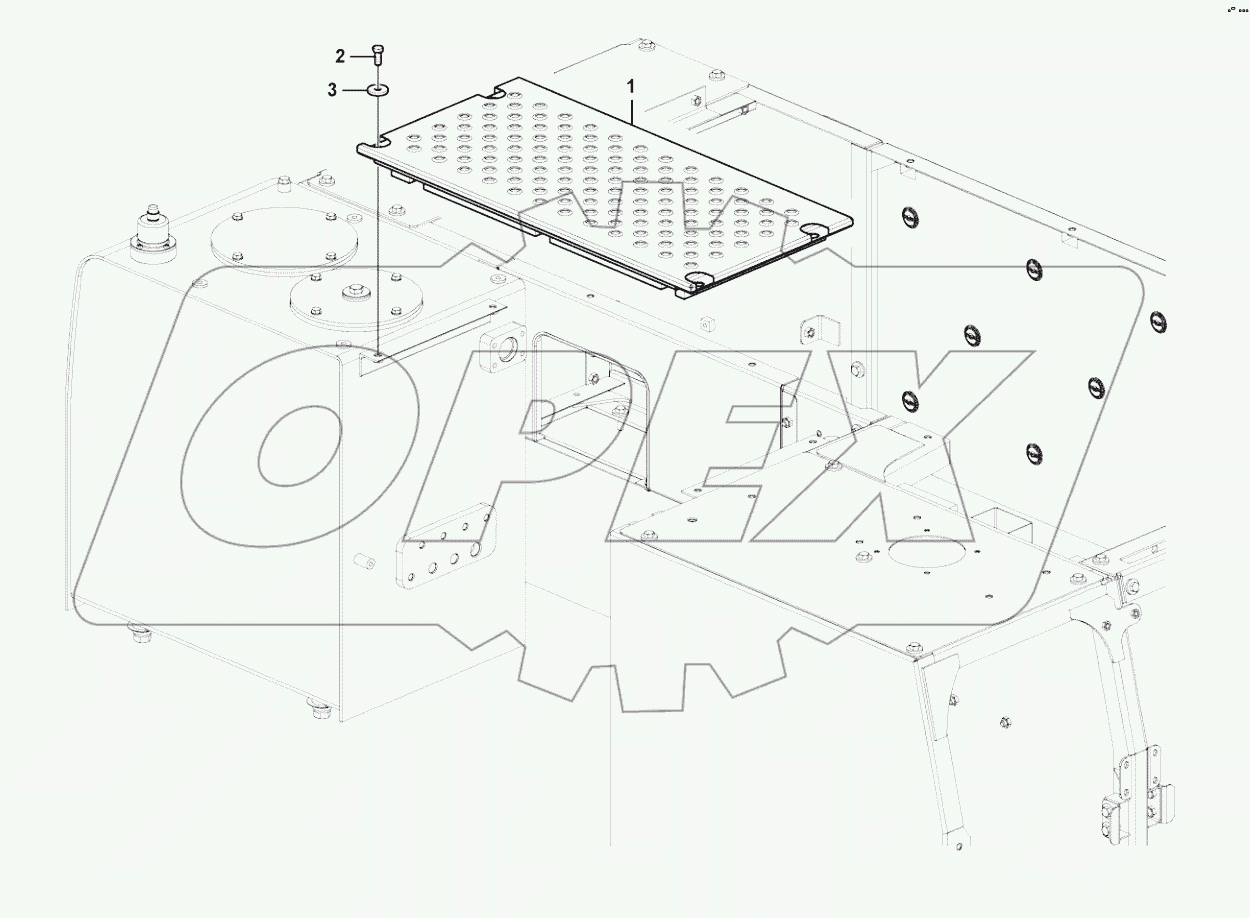  Cover, control valve