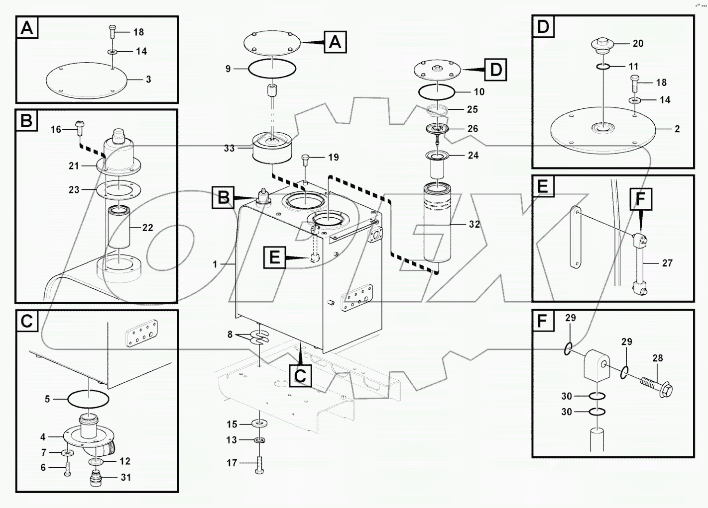  Hydraulic oil tank