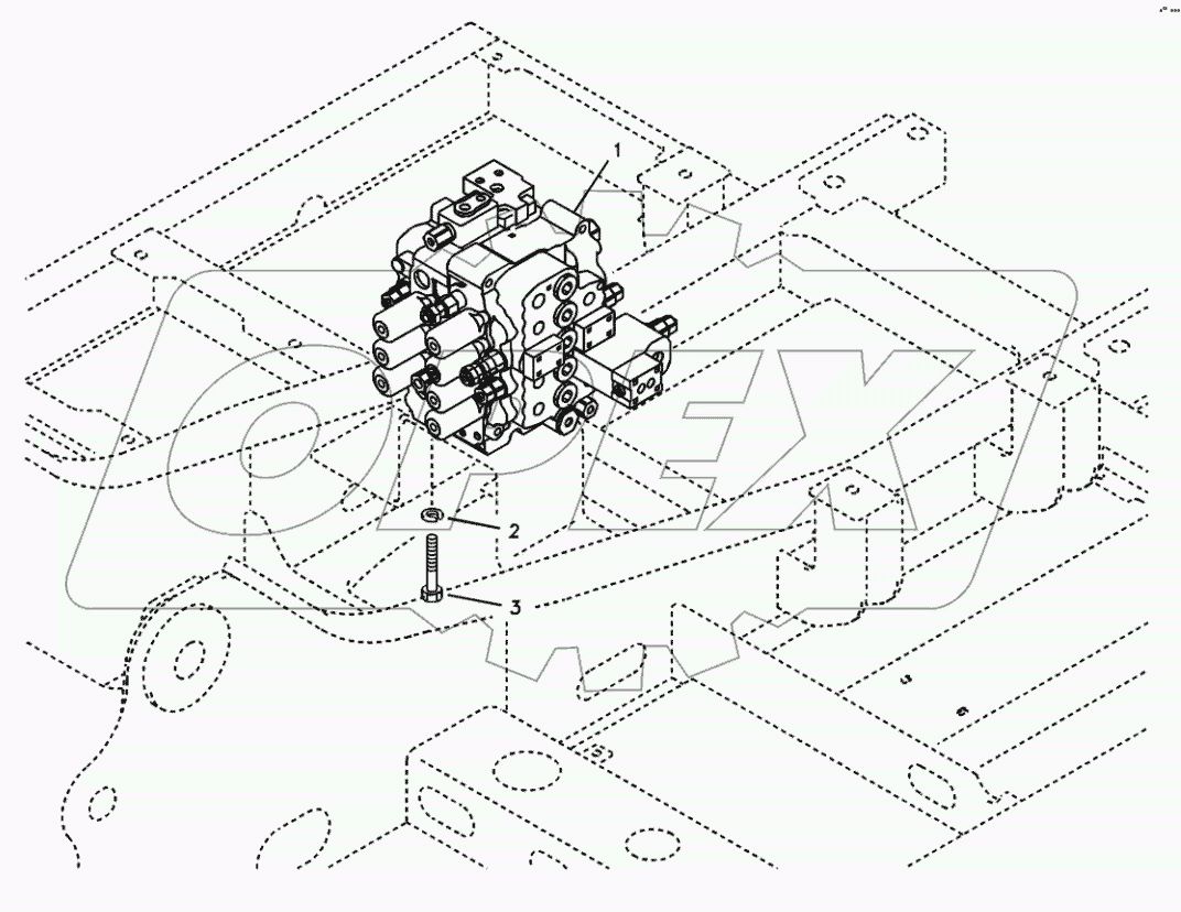  Control valve with fitting parts