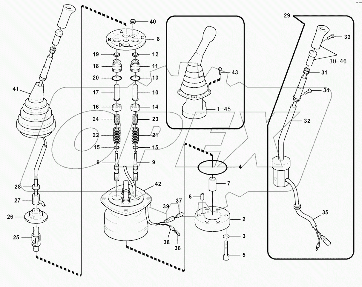  Servo system, remote control valve