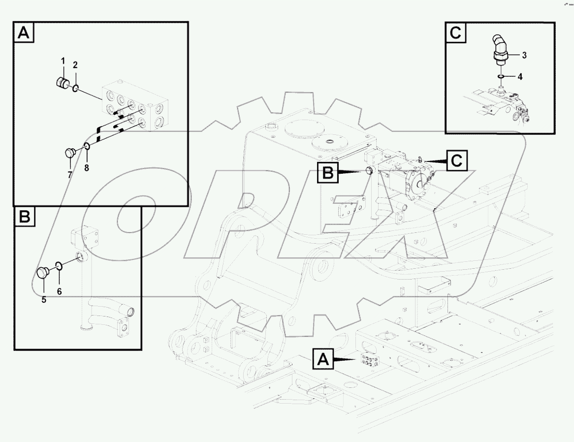  Servo system, hammer and scissors