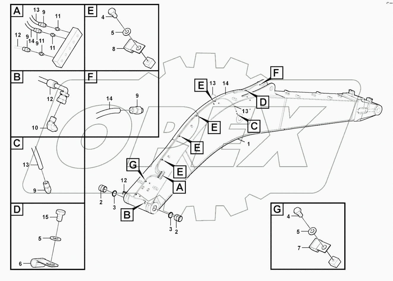  Lance and lubrication tubing
