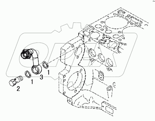  Empty connection. rear.