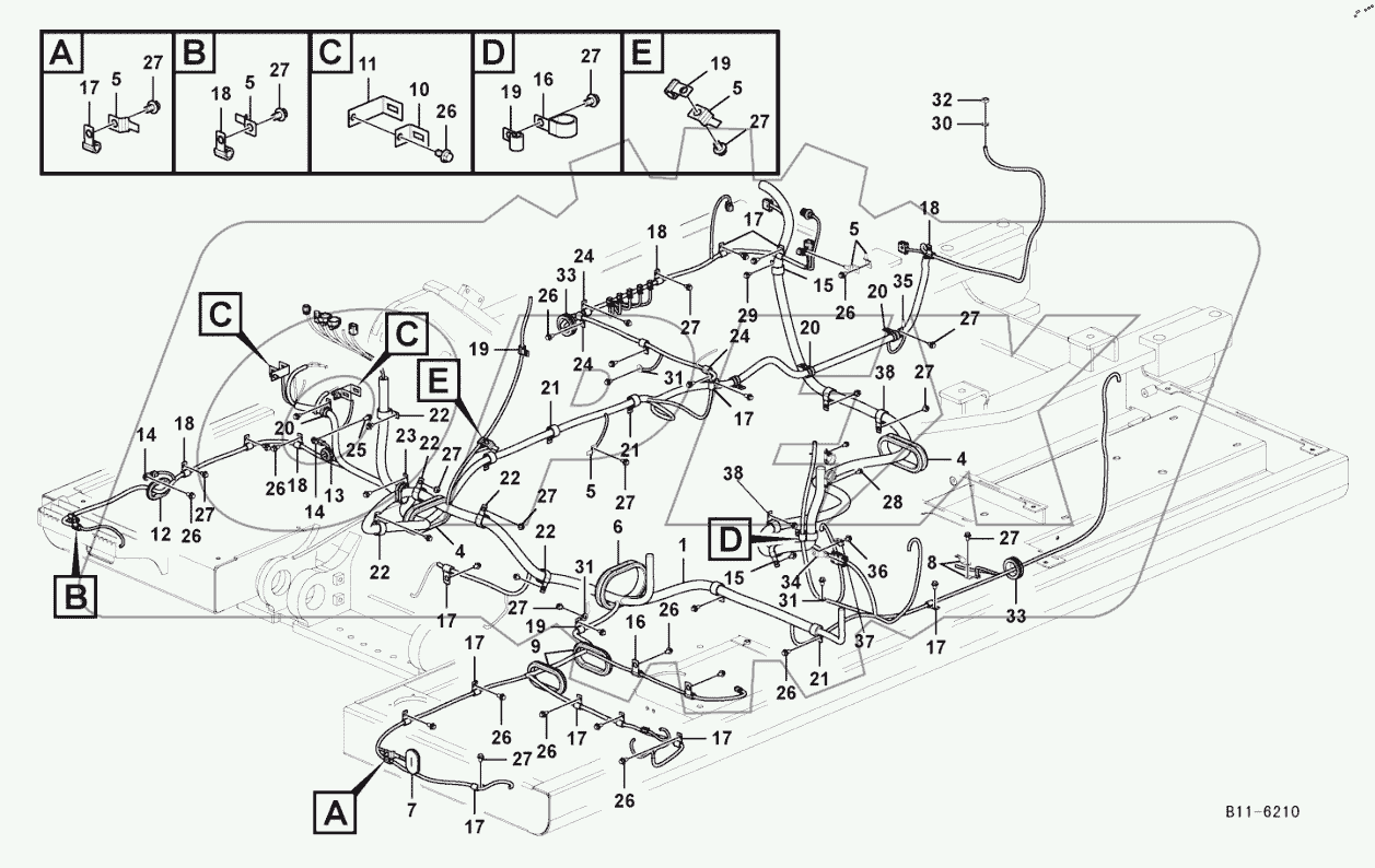  Cable and wiring harness, main