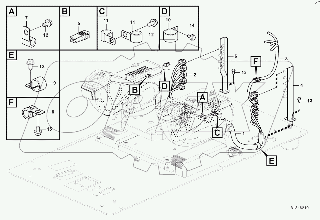  Cable and wiring harness, instrument panel
