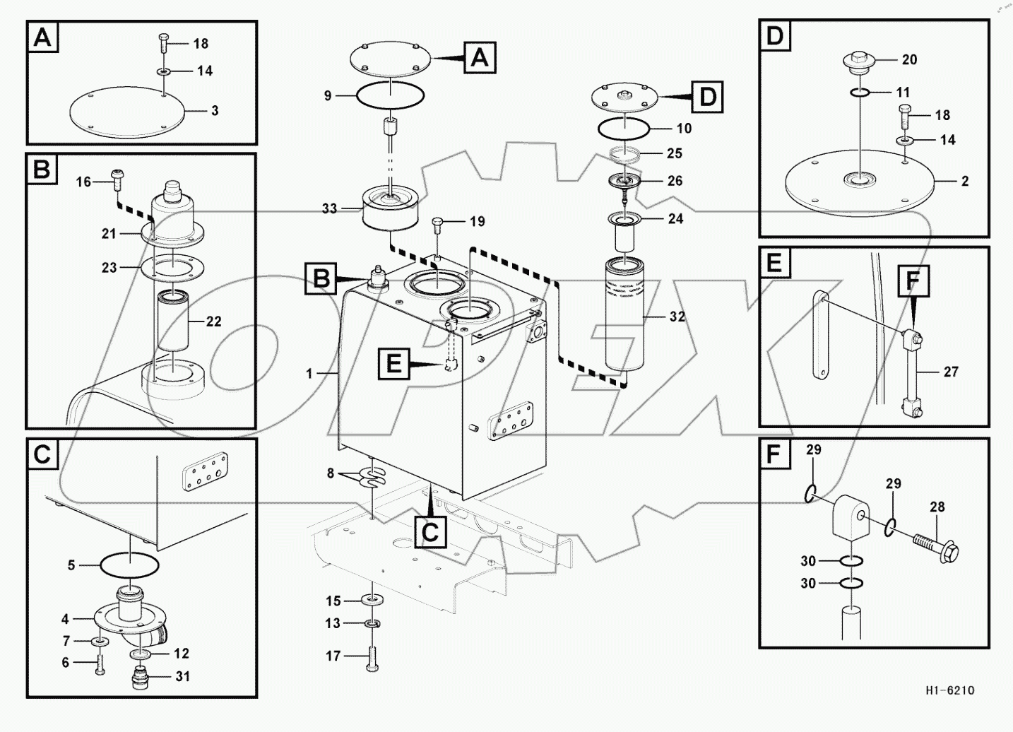  Hydraulic oil tank