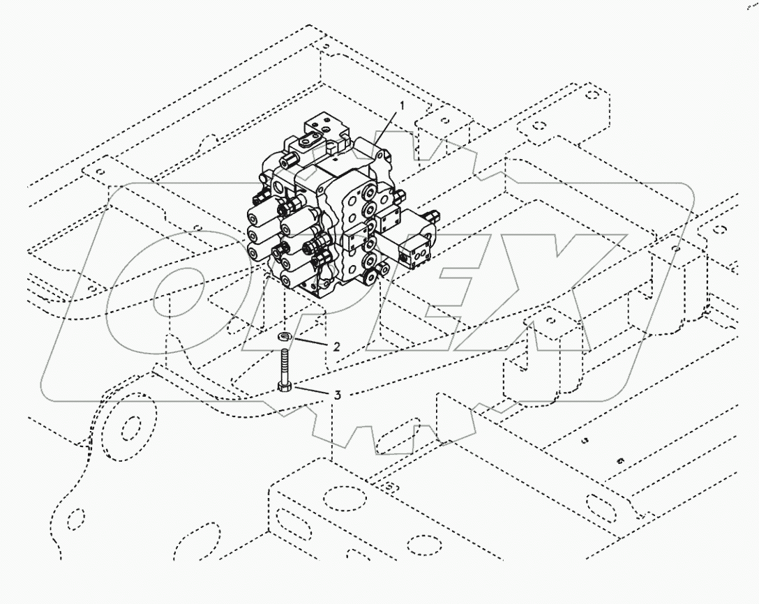  Control valve with fittings