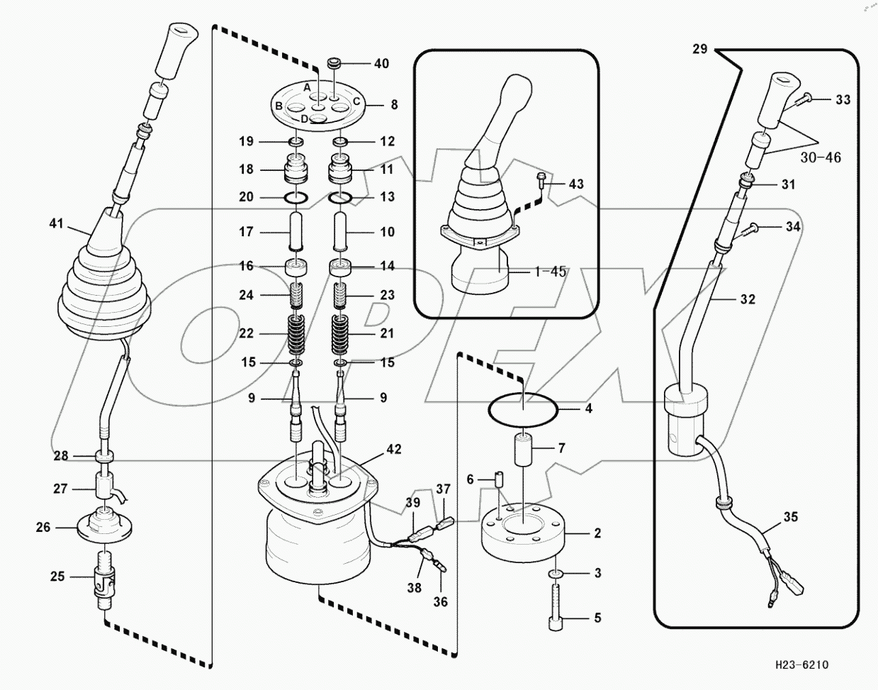  Servo system, remote control valve