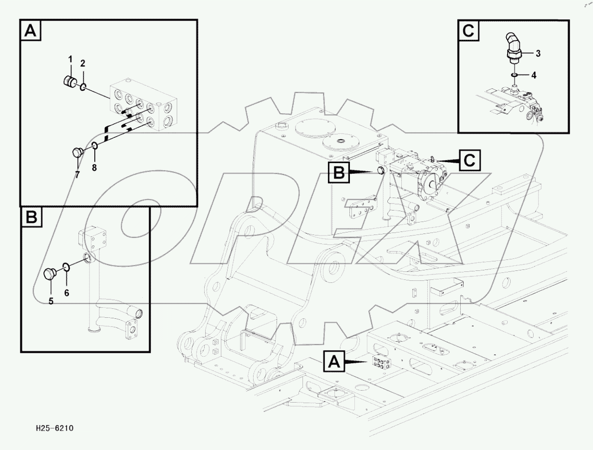  Servo system, hammer and shears