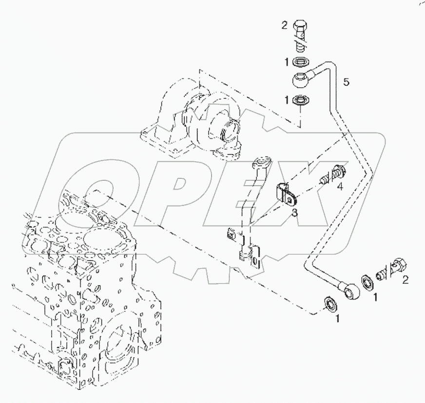  Lubrication oil line