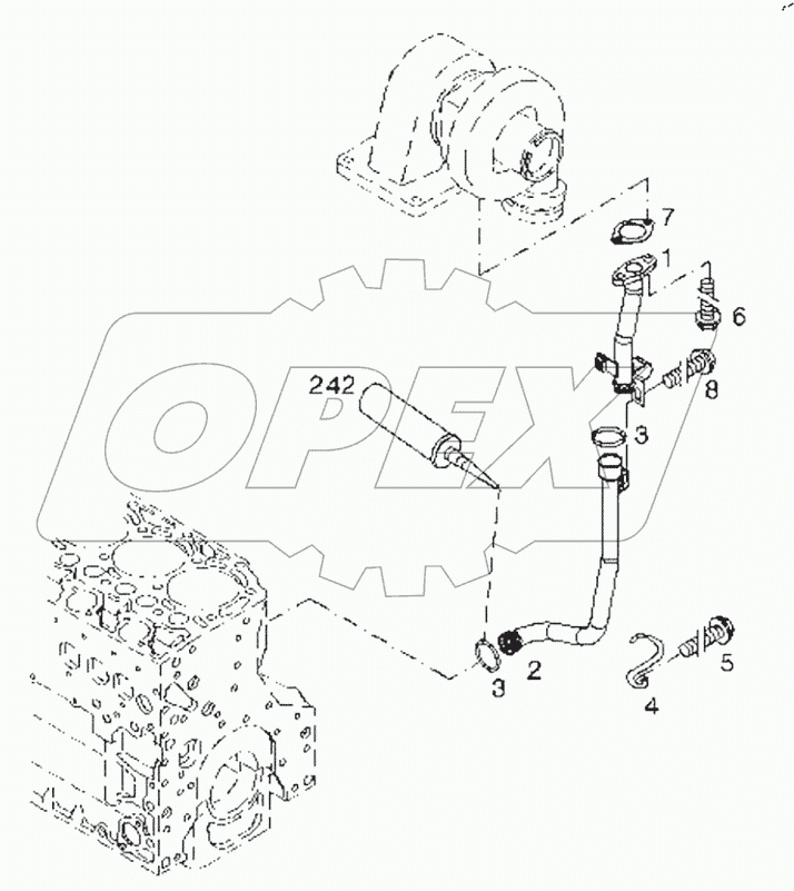  Lubrication oil line