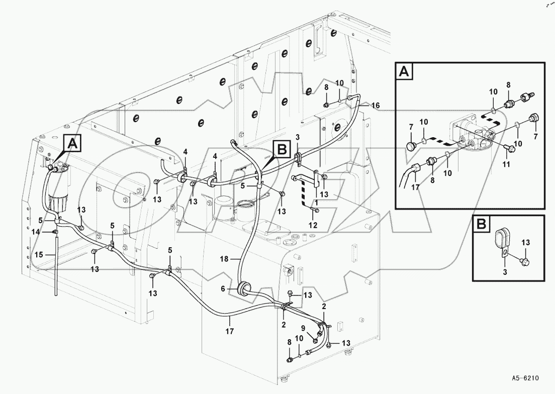  Fuel line - fuel tank