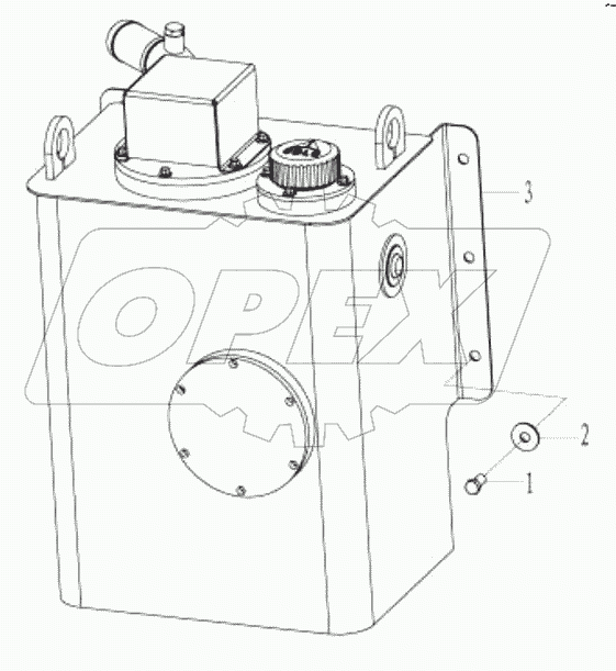  Бак для гидравлической жидкости;Hydraulic fluid tank system