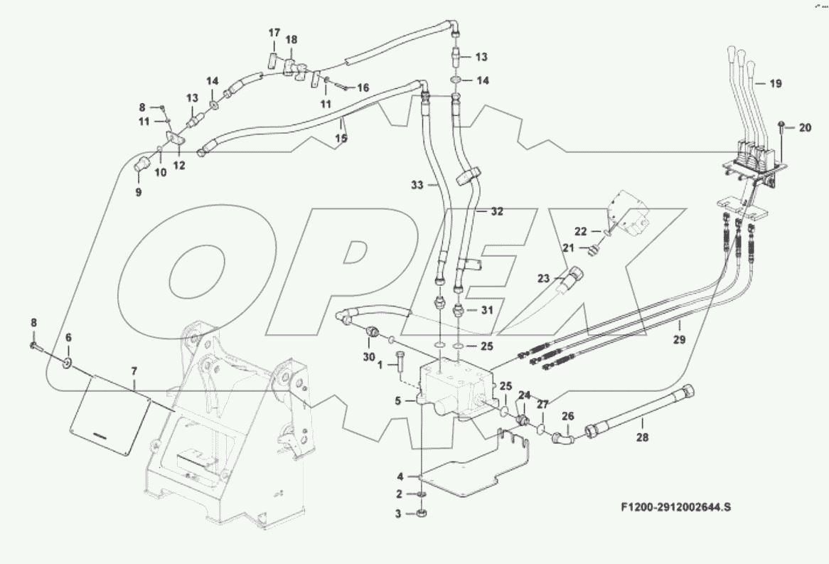  Гидравлическая система управления;Hydraulic control system