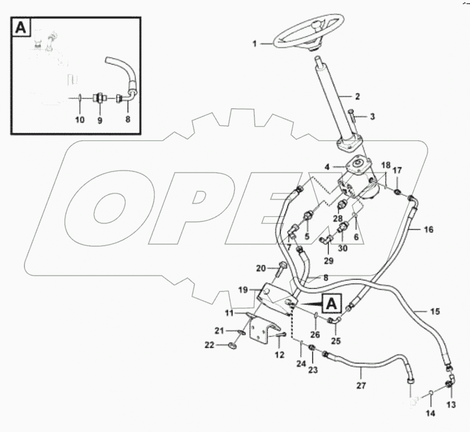  Рулевой механизм;Steering gear
