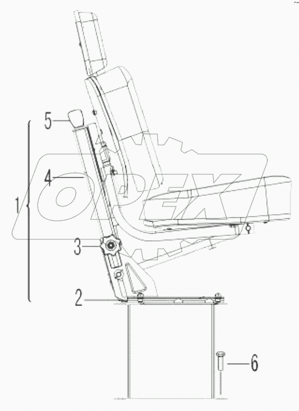  Сиденье;Seat assembly