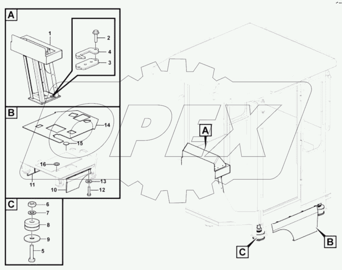  Принадлежности кабины;Cab accessories
