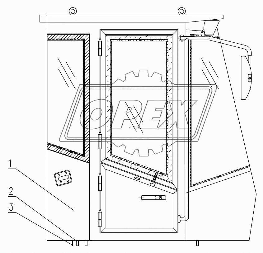 LG9180L1-9 Cab assembly