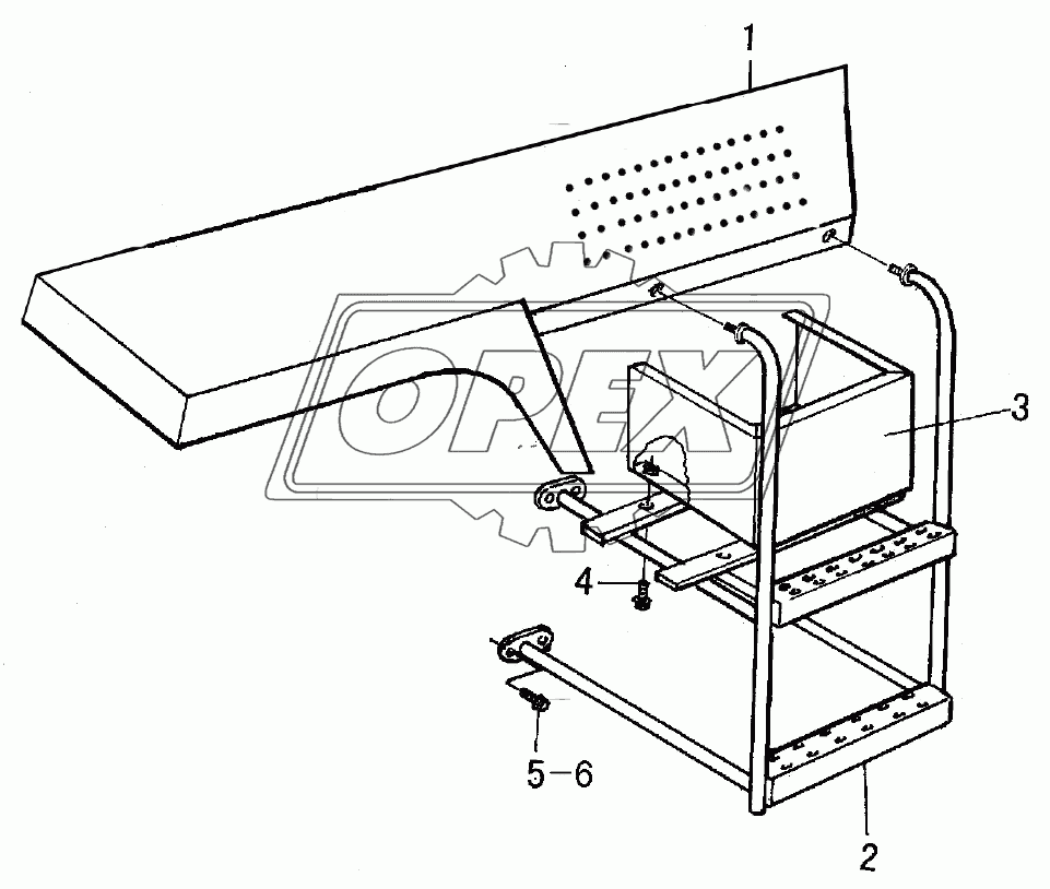 LG9180M3 Right table assembly