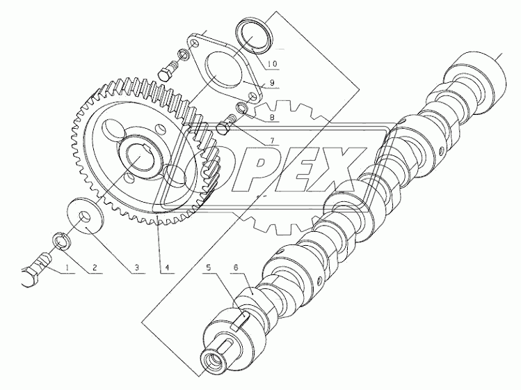 CAMSHAFT ASSEMBLY D30-1006000A/05