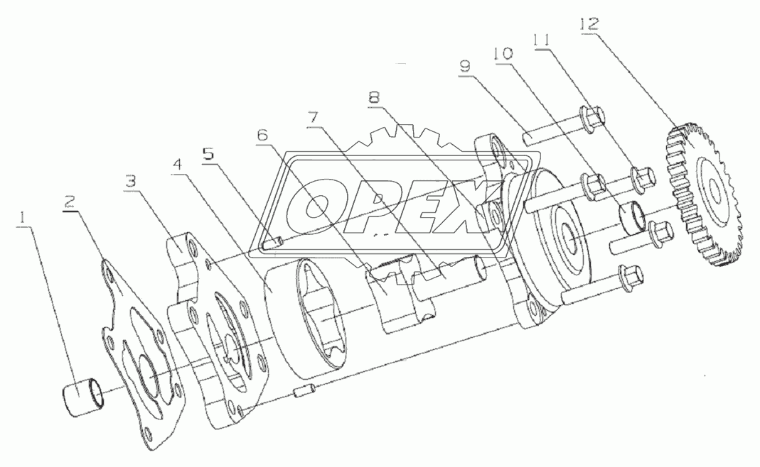 OIL PUMP ASSEMBLY D30-1011000A/07