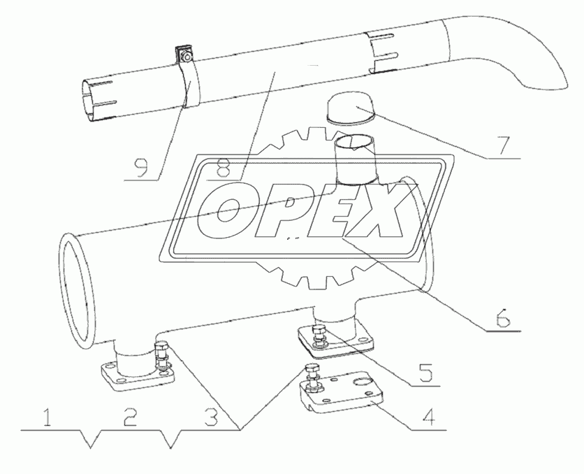 MUFFLER ASSEMBLY D7019-1201000/05