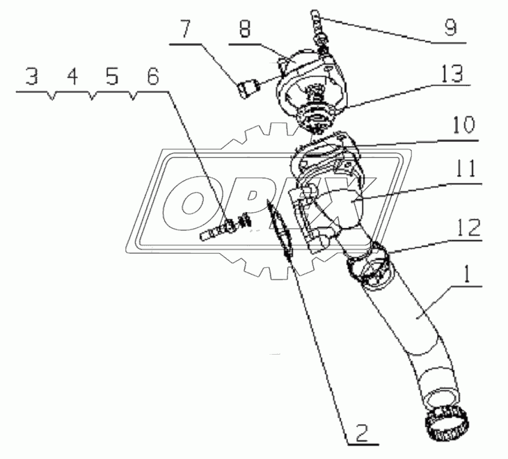 THERMOSTAT ASSEMBLY D0115-1306000/02