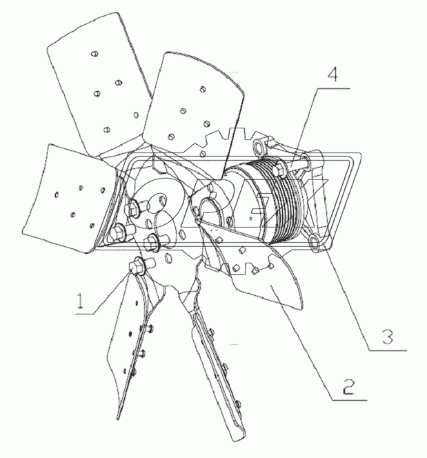 FAN ASSEMBLY D7008-1308000/03