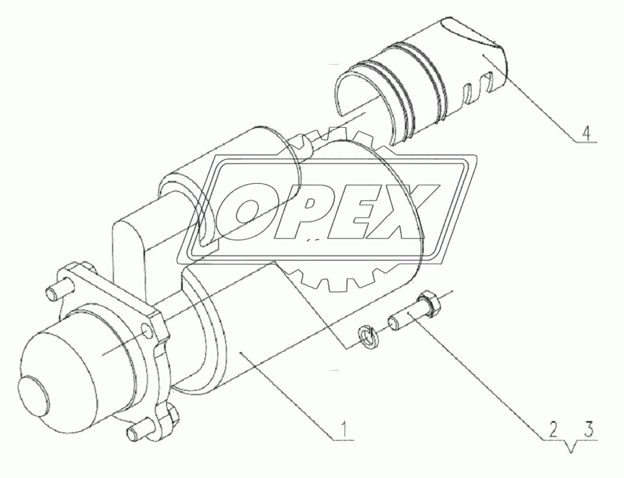 STARTER ASSEMBLY D7004-3708000/01