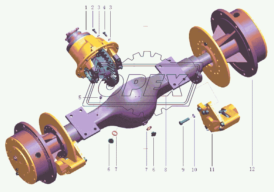 DRIVE AXLE ASSEMBLY (REAR AXLE)