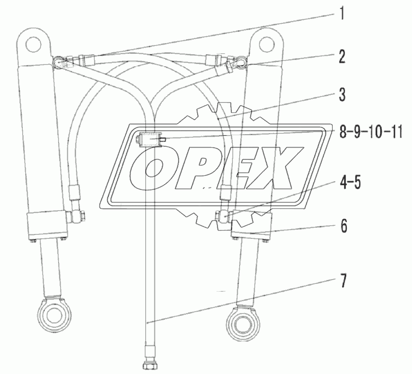 STEERING CYLINDER ASSEMBLY