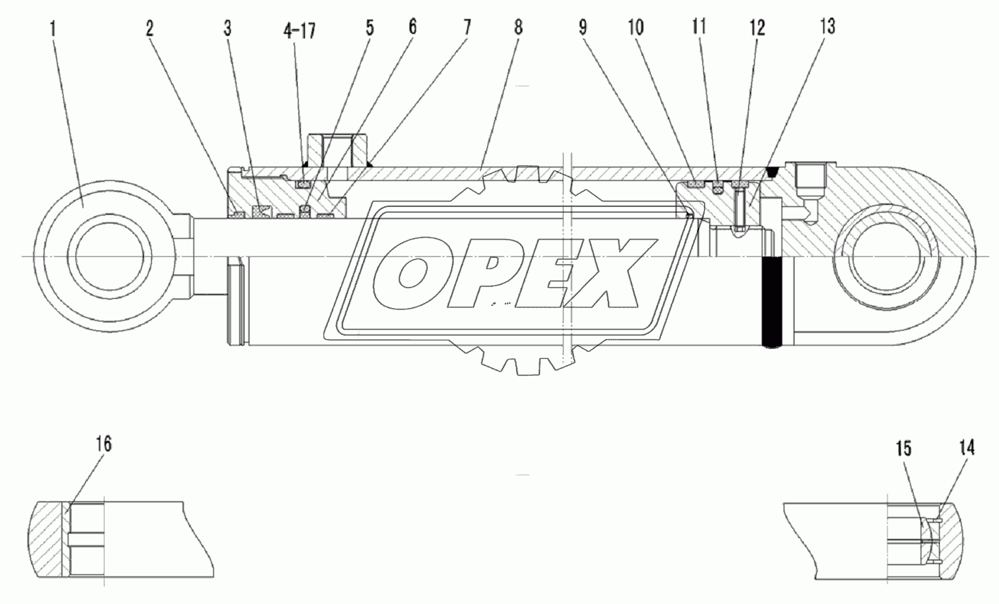 STEERING CYLINDER (371368)