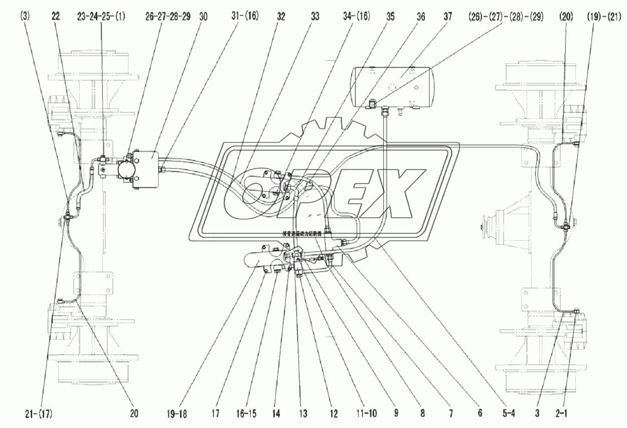 SERVICE BRAKE SYSTEM