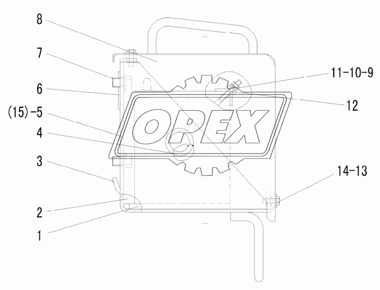 LEFT AND RIGHT BATTERY CASE