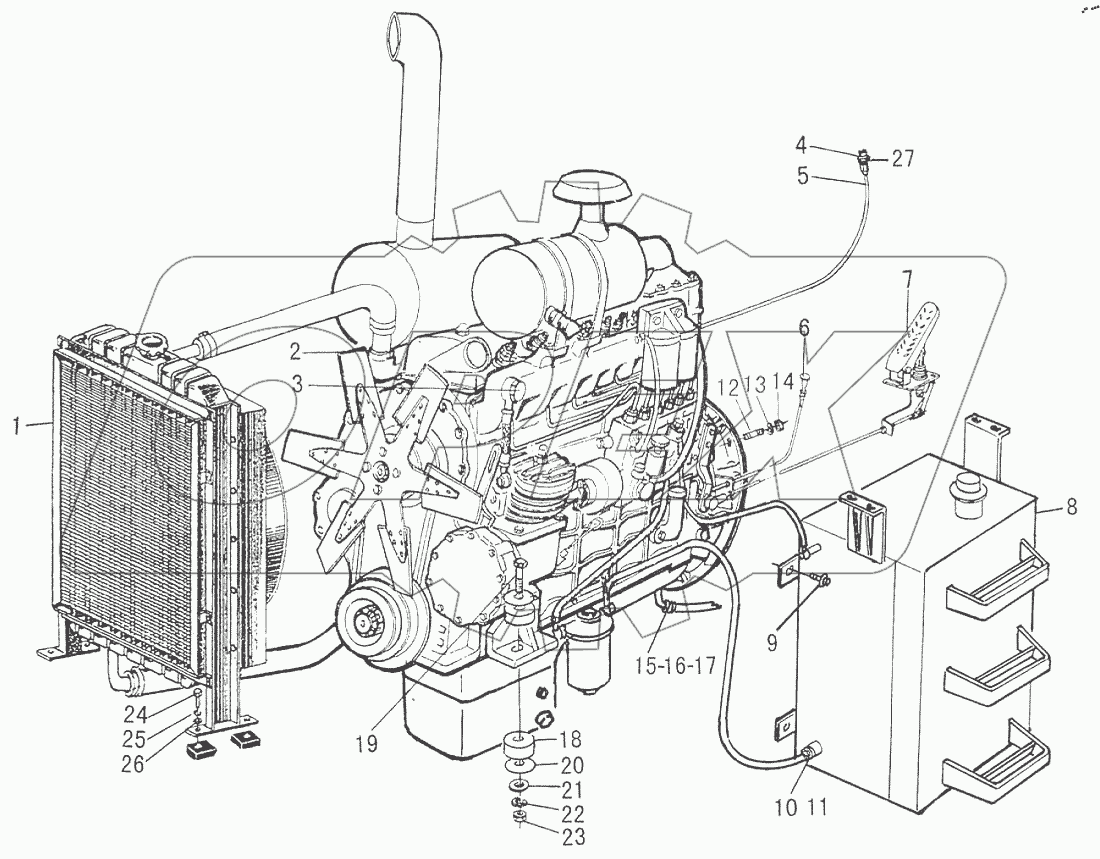  DISEL ENGINE SYSTEM для 30F