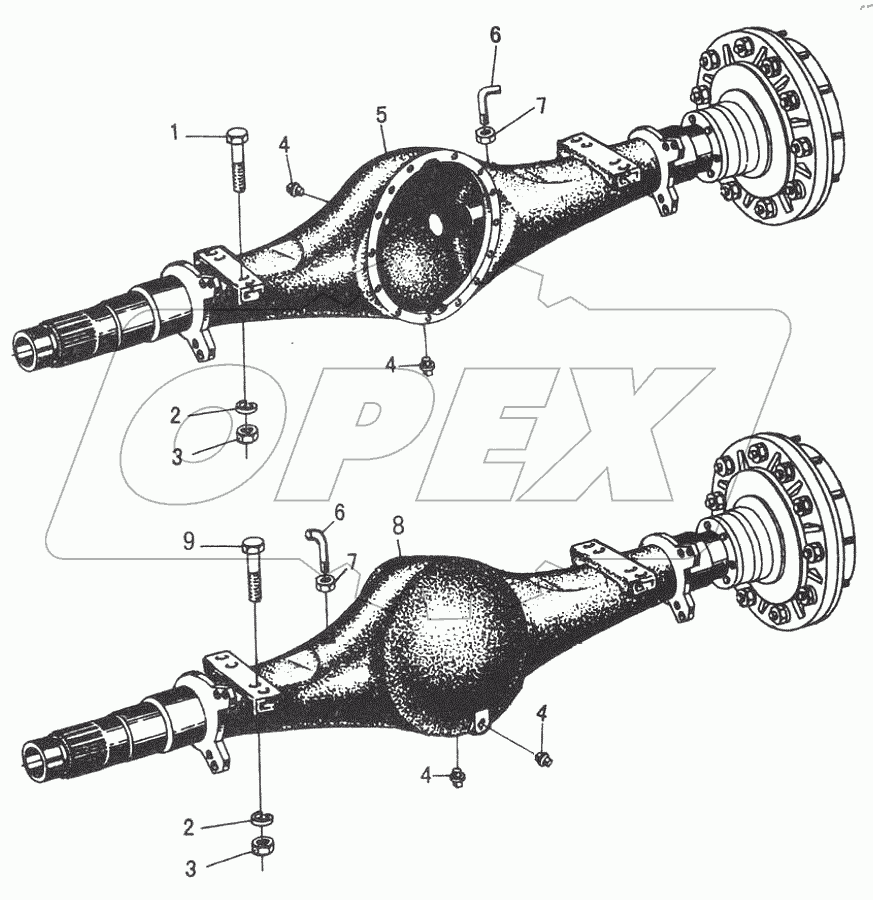 AXLE ASSEMBLY для 30F