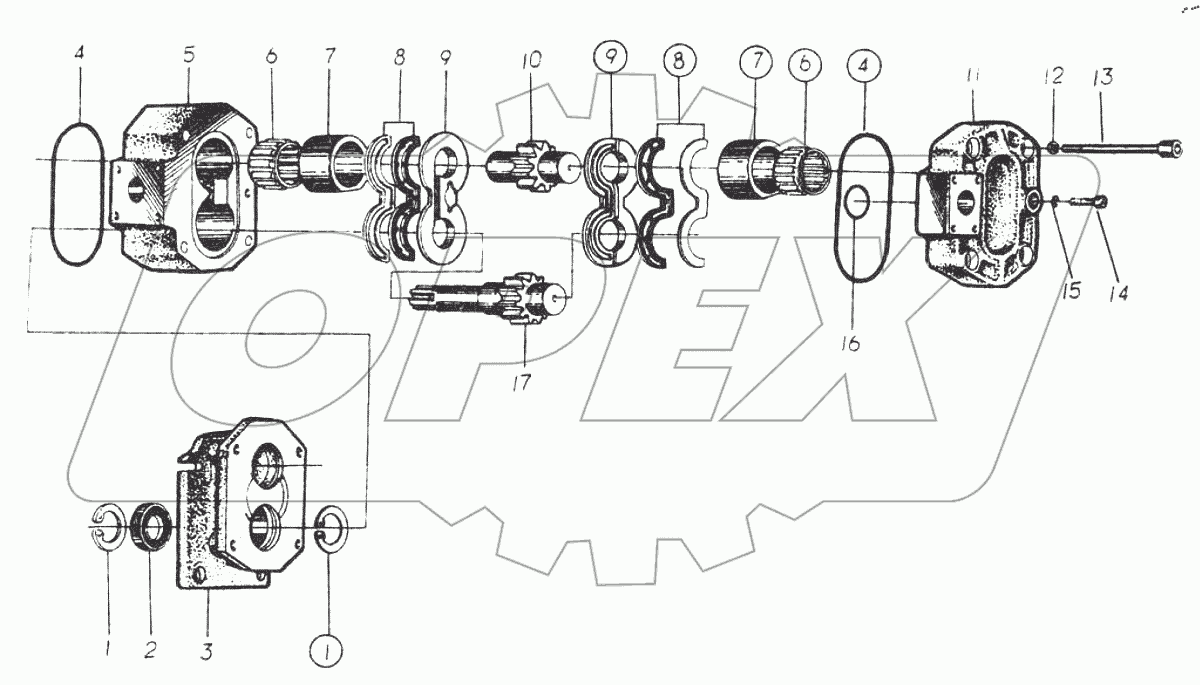  WORKING GEAR PUMP для 30F