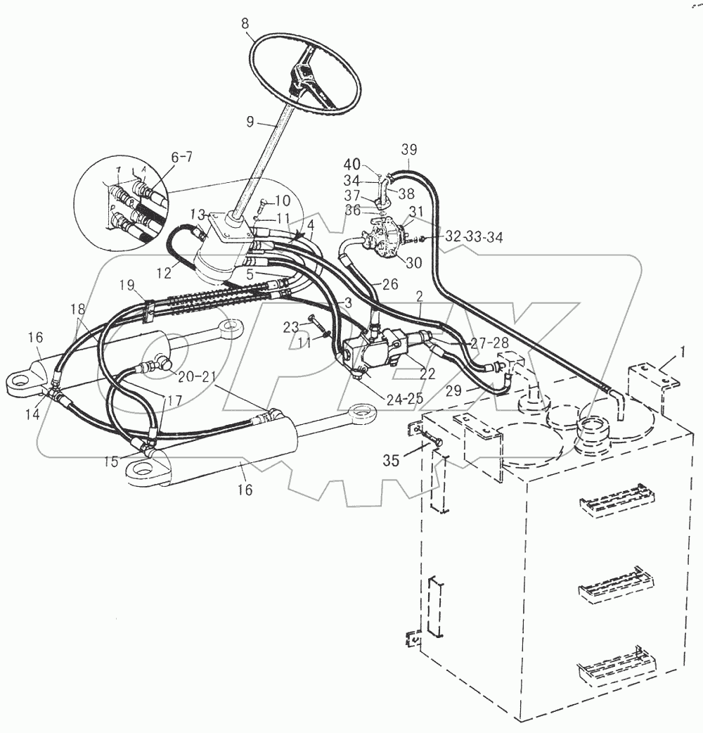  STEERING SYSTEM для 30F