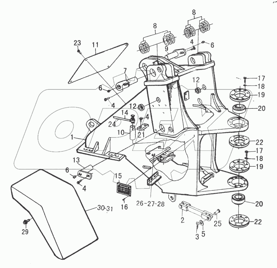  FRONT FRAME для 50F