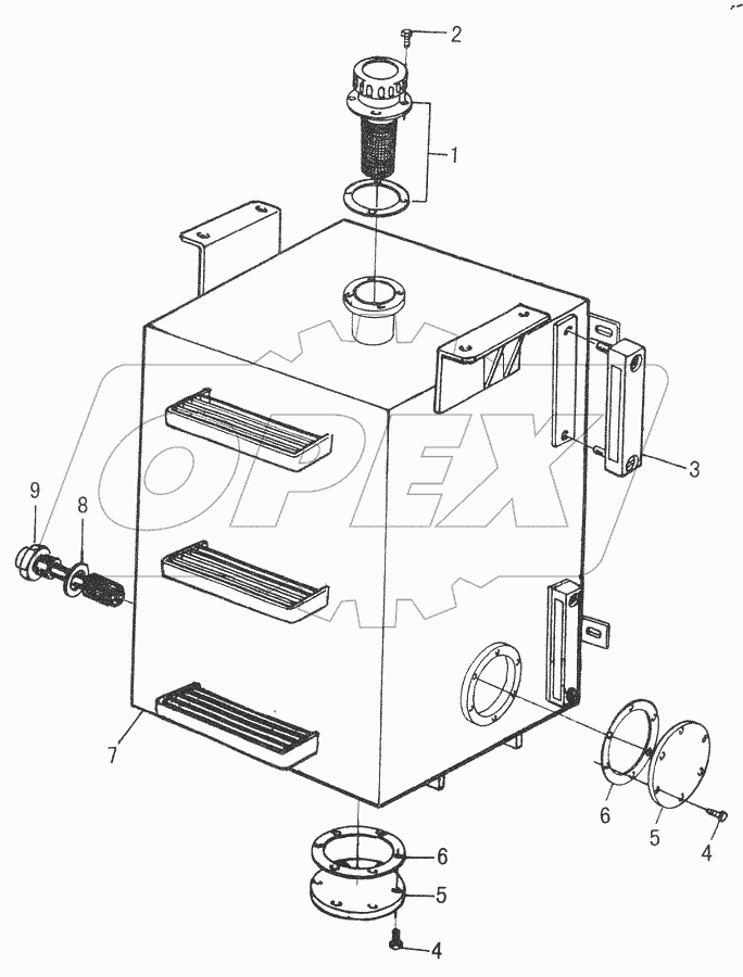  FUEL TANK ASSEMBLY для 50F