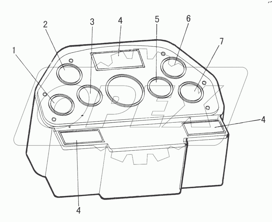  METER PANEL ASSEMBLY для 30F