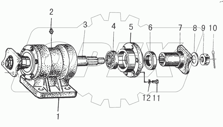  BRACKET OF DRIVING SHAFT для 30F